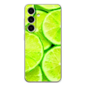 Чехол с изображением вкусной еды для Samsung Galaxy M56 (Лайм)