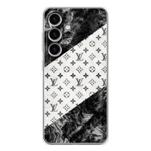 Чохол Стиль Louis Vuitton на Samsung Galaxy M56 (LV на білому)