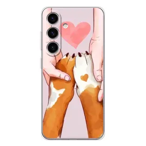 Чохол (ТПУ) Милі песики для Samsung Galaxy M56 (Любов до собак)