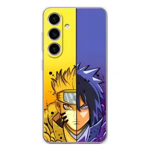 Купить Чехлы на телефон с принтом Anime для Samsung Galaxy M56 (Naruto Vs Sasuke)
