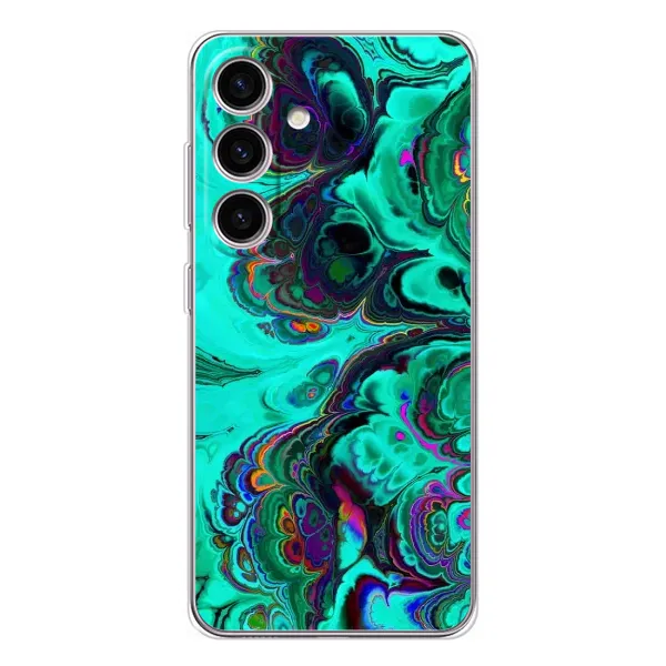 Чехол с рисунком «Салатный мрамор» для Samsung Galaxy M56 Чехол с рисунком «Салатный мрамор» для Samsung Galaxy M56