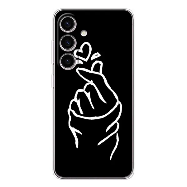 Чехол с рисунком «Сердце на черном» для Samsung Galaxy M56 Чехол с рисунком «Сердце на черном» для Samsung Galaxy M56