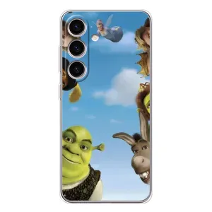 Печатный чехол с принтом Шрек для Samsung Galaxy M56 (Герои Шрек)
