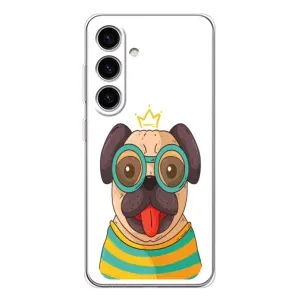 Бампер для Samsung Galaxy M56 з картинкою "Песики" (Собака Король)
