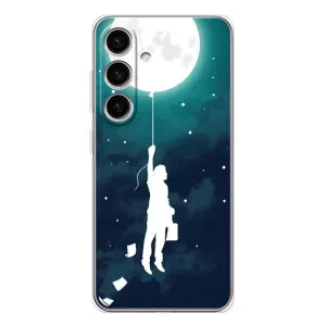 Чохол (ТПУ) з планетами на Samsung Galaxy M56 (To The moon)