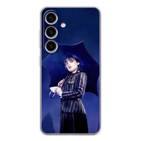 Чехол с рисунком «Уэнсдей с зонтом» для Samsung Galaxy M56 Чехол с рисунком «Уэнсдей с зонтом» для Samsung Galaxy M56