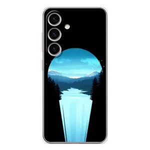 Летний Чехол на Samsung Galaxy M56 (Синий Водопад)