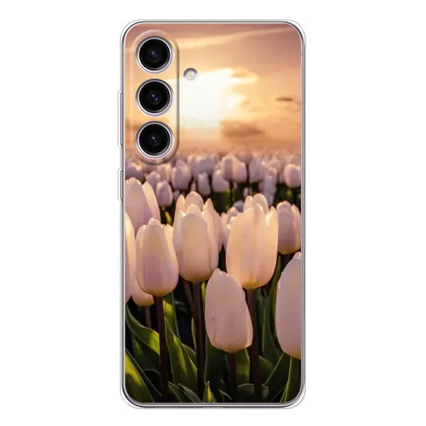 Чехол с рисунком «Закат с цветами» для Samsung Galaxy M56 Чехол с рисунком «Закат с цветами» для Samsung Galaxy M56
