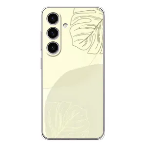 Чохол квітковий дизайн для Samsung Galaxy M56 (Зелений фон)