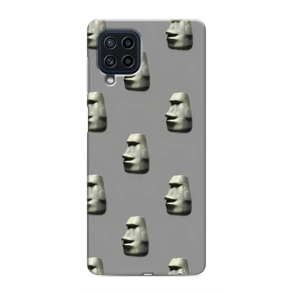 Чехол с рисунком «Каменное лицо» для Samsung Galaxy M62 Чехол с рисунком «Каменное лицо» для Samsung Galaxy M62