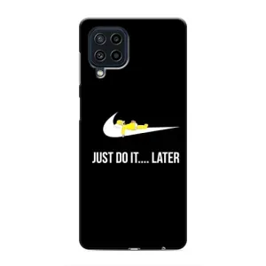 Силиконовый Чехол на Samsung Galaxy M62 с картинкой Nike (Later)