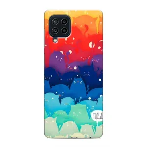 Силиконовый чехол с котиком для Samsung Galaxy M62 (Mew)