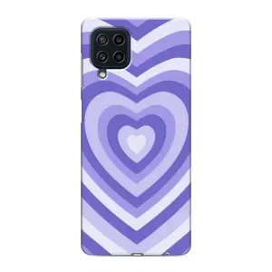 Чохли з тематикою "Маленькі Сердчеки" на Samsung Galaxy M62 (Серце фіолет)