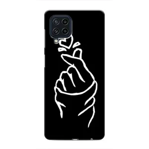 Чохол (Знак сердечка) для Samsung Galaxy M62 (Сердечко на чорному)