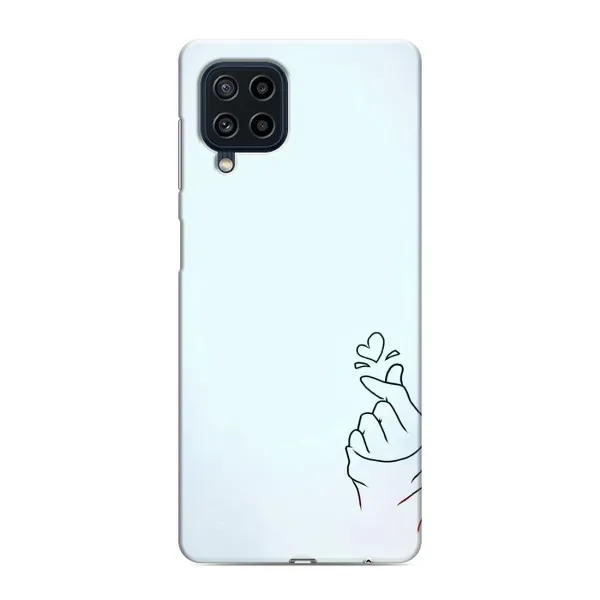Чехол с рисунком «Сердце на голубом» для Samsung Galaxy M62 Чехол с рисунком «Сердце на голубом» для Samsung Galaxy M62