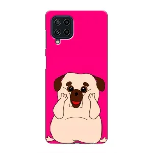 Чехол (ТПУ) Милые собачки для Samsung Galaxy M62 (Веселый Мопсик)