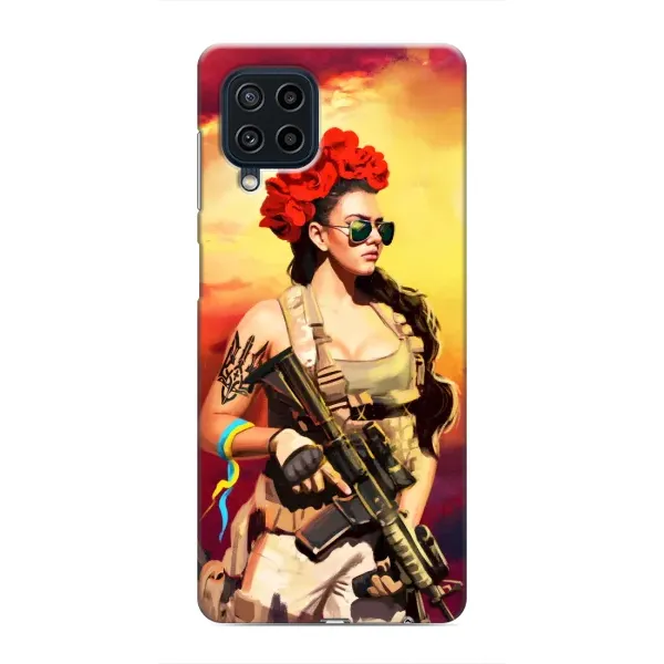 Чехол с рисунком «Женщина солдат» для Samsung Galaxy M62