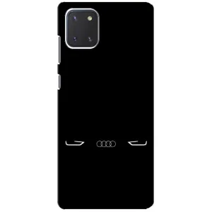 Силіконовий бампер з картинкою машини на Samsung Galaxy Note 10 Lite (Сілует Audi)