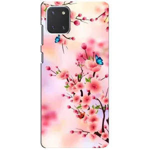 Чохол з картинкою Сакури на Samsung Galaxy Note 10 Lite (Метелики на сакурі)