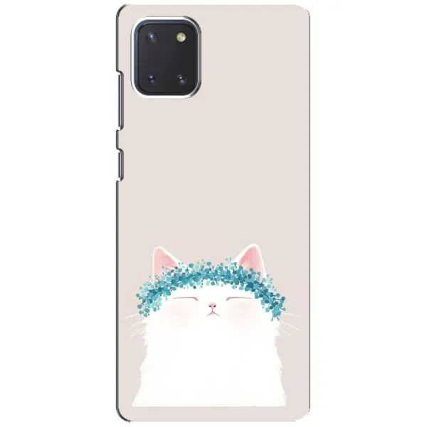 Чехол с рисунком «Белый котик» для Samsung Galaxy Note 10 Lite Чехол с рисунком «Белый котик» для Samsung Galaxy Note 10 Lite