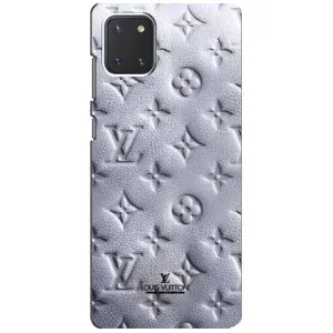 Текстурный Чехол Louis Vuitton для Самсунг Нот 10 Лайт (Белый ЛВ)