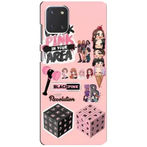 Чехлы с картинкой для Samsung Galaxy Note 10 Lite (BLACK PINK коллаж)