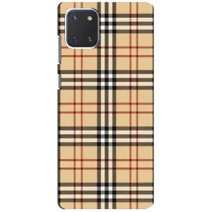 Чехол с Брендами одежды на Самсунг Нот 10 Лайт (Burberry стиль)