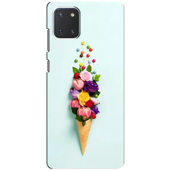 Чехол с рисунком «Цветок-мороженное» для Samsung Galaxy Note 10 Lite Чехол с рисунком «Цветок-мороженное» для Samsung Galaxy Note 10 Lite
