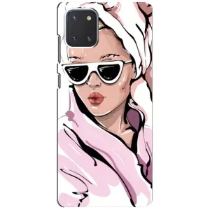 Чехол с картинкой Модные Девчонки Samsung Galaxy Note 10 Lite (Девушка в халате)