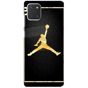 Силиконовый Чехол Nike Air Jordan на Самсунг Нот 10 Лайт (Джордан 23)
