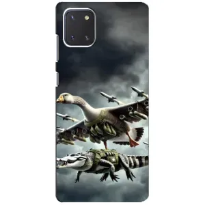 Чехол с мемами тралалело тралала для Samsung Galaxy Note 10 Lite (Гусини и крокодило)