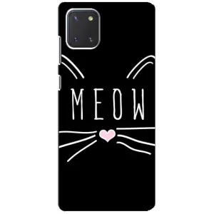 Бампер с изображением Котиков для Самсунг Нот 10 Лайт (КОТИК MEOW)