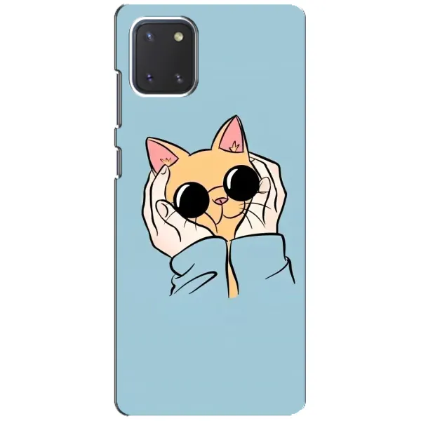 Чехол с рисунком «КОТИК в очках» для Samsung Galaxy Note 10 Lite Чехол с рисунком «КОТИК в очках» для Samsung Galaxy Note 10 Lite