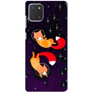Чехол с Лисичкой для Samsung Galaxy Note 10 Lite (Лисы)