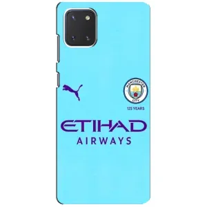 Силиконовые Чехлы принт Футбол на Samsung Galaxy Note 10 Lite (Man City)