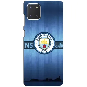 Силиконовые Чехлы принт Футбол на Samsung Galaxy Note 10 Lite (ManCity)