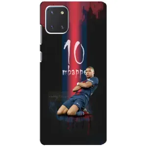 Чохол (TPU) з Футболістом на Samsung Galaxy Note 10 Lite (MBAPPE 10)