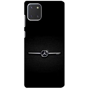 Силіконовий бампер з картинкою машини на Samsung Galaxy Note 10 Lite (Mercedes)