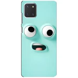 Силиконовые Чехлы (смешные стикеры) для Samsung Galaxy Note 10 Lite (Забавное мятное лицо)