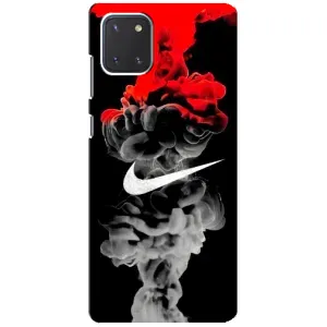 Силіконовый Чохол на Samsung Galaxy Note 10 Lite з картинкою НАЙК (Nike дим)
