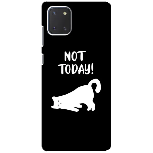Чехол с рисунком «Not Today» для Samsung Galaxy Note 10 Lite Чехол с рисунком «Not Today» для Samsung Galaxy Note 10 Lite