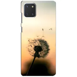 Силіконовий Чохол з кульбабками на Samsung Galaxy Note 10 Lite (Роздмухана кульбабка)