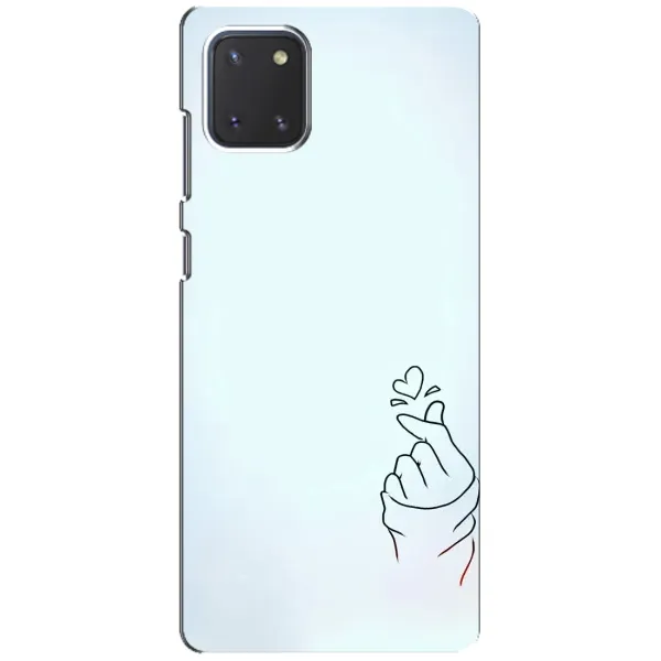 Чехол с рисунком «Сердце на голубом» для Samsung Galaxy Note 10 Lite Чехол с рисунком «Сердце на голубом» для Samsung Galaxy Note 10 Lite