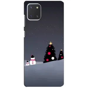 Чехлы на Новый Год Samsung Galaxy Note 10 Lite (Снеговички)