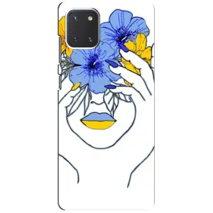Чохол на Samsung Galaxy Note 10 Lite (Український дизайн) (Українка на всю голову)