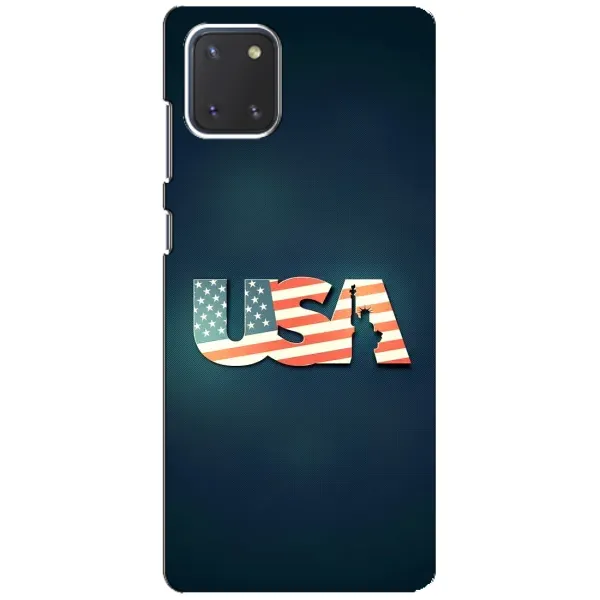 Чехол с рисунком «USA» для Samsung Galaxy Note 10 Lite Чехол с рисунком «USA» для Samsung Galaxy Note 10 Lite