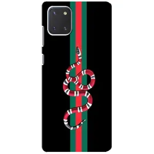 Чехлы Бренд GUCCI для Samsung Galaxy Note 10 Lite (Змей Гуччи)