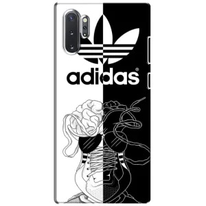 Чохол с стилі "Адідас" для Самсунг Нот 10 Плюс (Adidas шнурки)