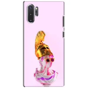 Чехол с Прикольным принтом на Samsung Galaxy Note 10 Plus (АРТ Статуя)