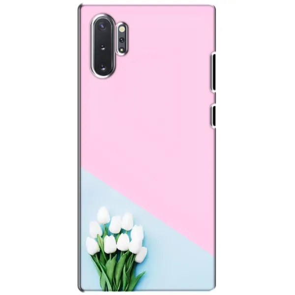 Чехол с рисунком «Белые тюльпаны» для Samsung Galaxy Note 10 Plus Чехол с рисунком «Белые тюльпаны» для Samsung Galaxy Note 10 Plus